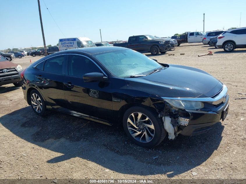 2018 Honda Civic Ex VIN: 2HGFC2F72JH589620 Lot: 40581796