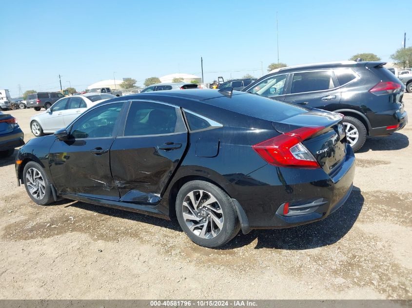 2018 Honda Civic Ex VIN: 2HGFC2F72JH589620 Lot: 40581796