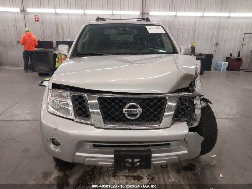 2012 Nissan Pathfinder Le VIN: 5N1AR1NB0CC615656 Lot: 40581820