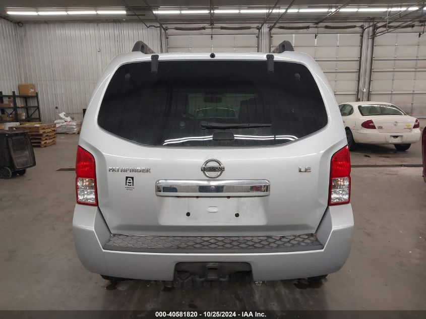 2012 Nissan Pathfinder Le VIN: 5N1AR1NB0CC615656 Lot: 40581820