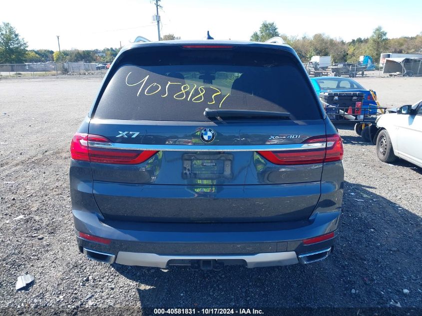 2020 BMW X7 xDrive40I VIN: 5UXCW2C00L9C14457 Lot: 40581831