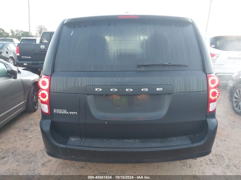 2018 Dodge Grand Caravan Sxt VIN: 2C4RDGCG7JR156346 Lot: 40581834