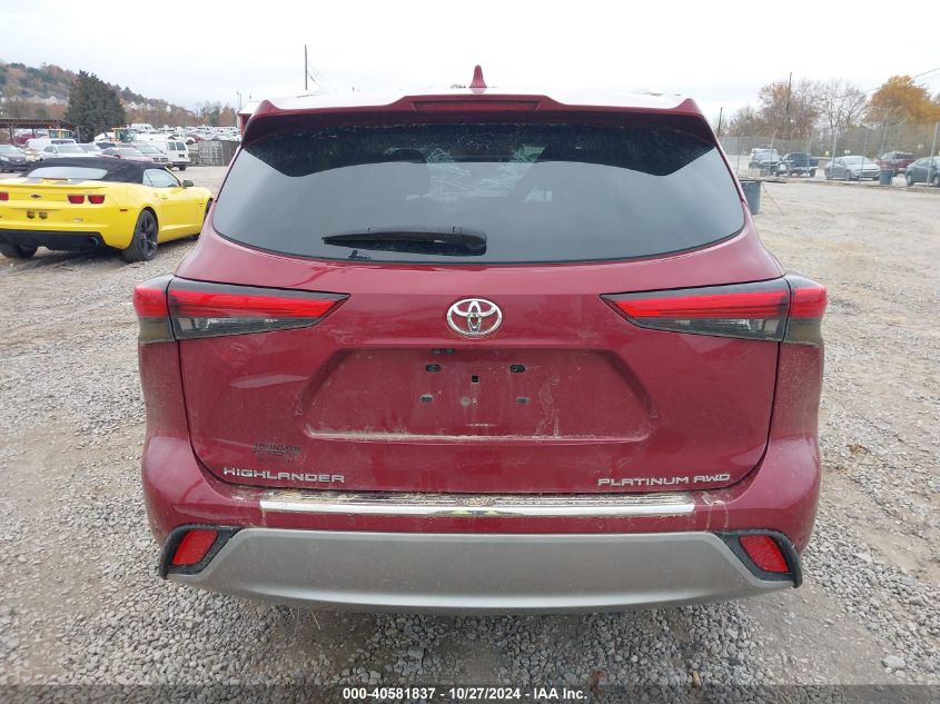 2020 TOYOTA HIGHLANDER PLATINUM - 5TDFZRBH4LS033642