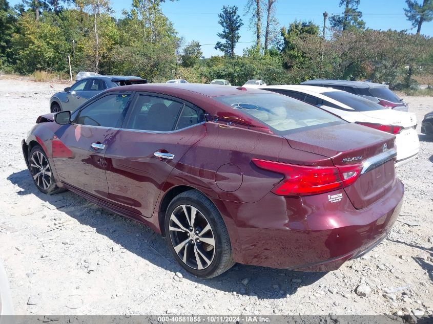 2017 Nissan Maxima 3.5 Platinum/3.5 S/3.5 Sl/3.5 Sr/3.5 Sv VIN: 1N4AA6AP4HC382257 Lot: 40581855