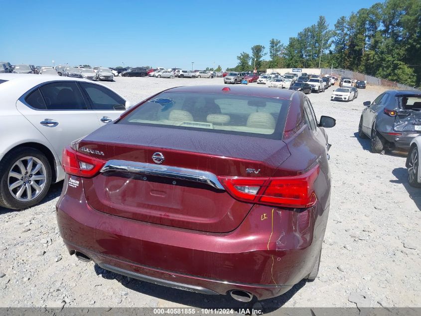 2017 Nissan Maxima 3.5 Platinum/3.5 S/3.5 Sl/3.5 Sr/3.5 Sv VIN: 1N4AA6AP4HC382257 Lot: 40581855