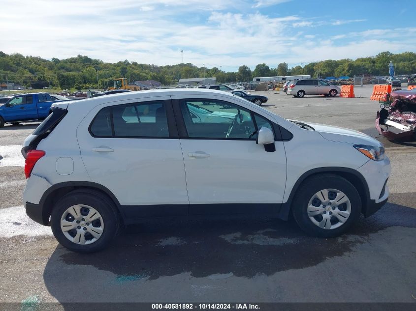 2018 Chevrolet Trax Ls VIN: KL7CJKSB8JB630002 Lot: 40581892