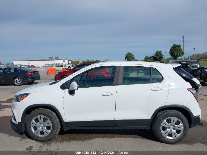 2018 Chevrolet Trax Ls VIN: KL7CJKSB8JB630002 Lot: 40581892