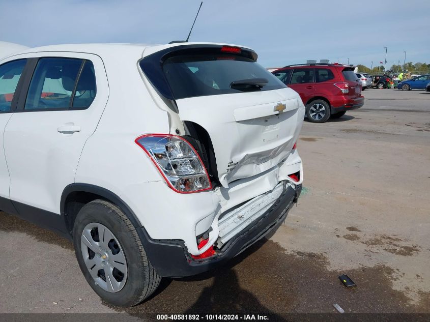 2018 Chevrolet Trax Ls VIN: KL7CJKSB8JB630002 Lot: 40581892