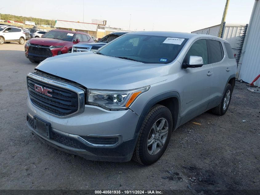 VIN 1GKKNKLA0KZ232644 2019 GMC Acadia, Sle-1 no.2