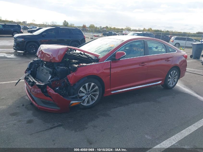 2017 Hyundai Sonata Sport VIN: 5NPE34AF3HH504564 Lot: 40581969