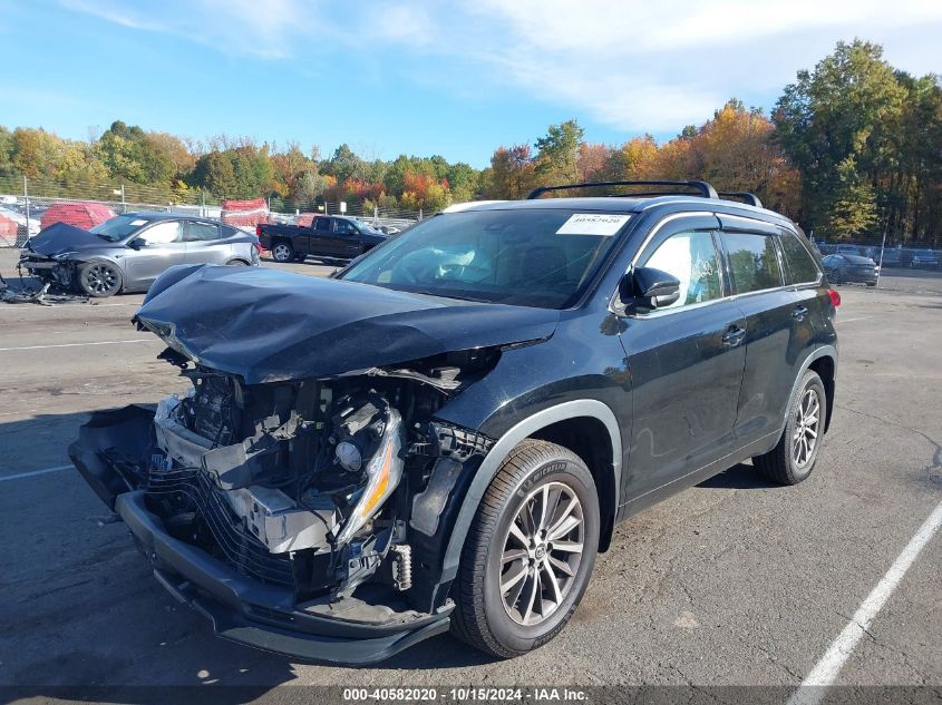 2017 Toyota Highlander Xle VIN: 5TDJZRFH1HS512385 Lot: 40582020