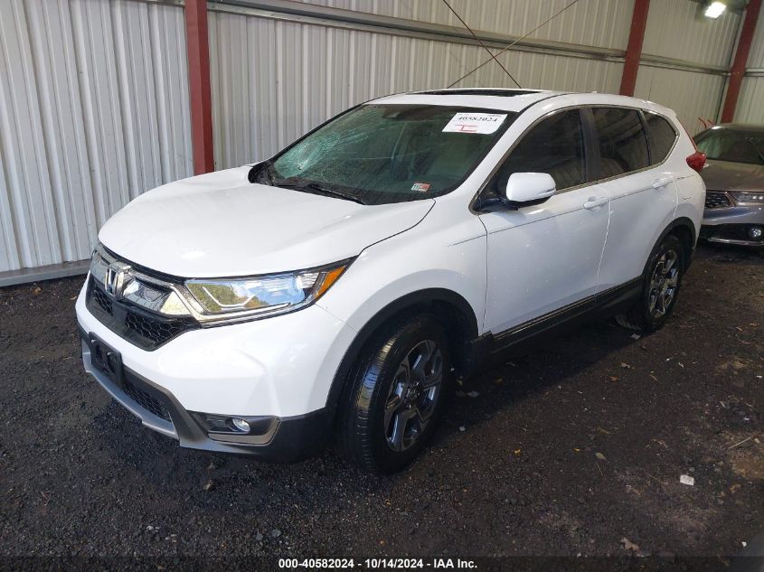 2019 Honda Cr-V Ex VIN: 5J6RW1H54KA023705 Lot: 40582024