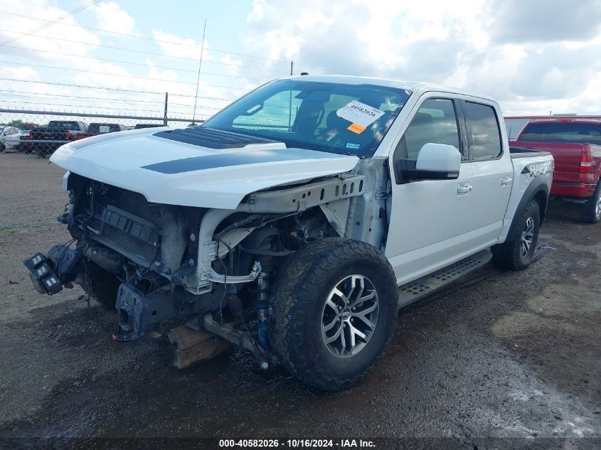 2018 Ford F-150 Raptor VIN: 1FTFW1RG9JFD69632 Lot: 40582026