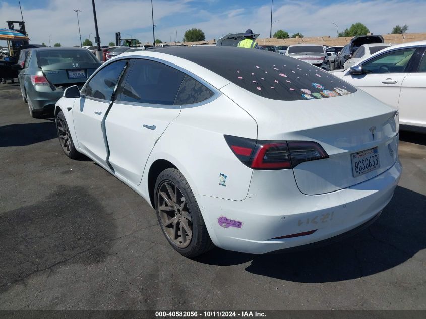 2018 Tesla Model 3 Long Range/Mid Range VIN: 5YJ3E1EA6JF069929 Lot: 40582056