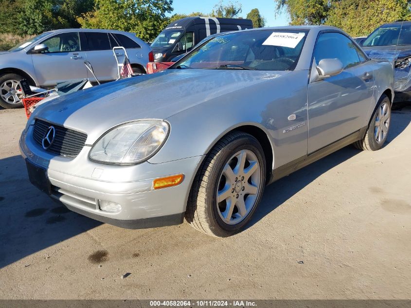 1998 Mercedes-Benz Slk 230 VIN: WDBKK47F6WF073382 Lot: 40582064