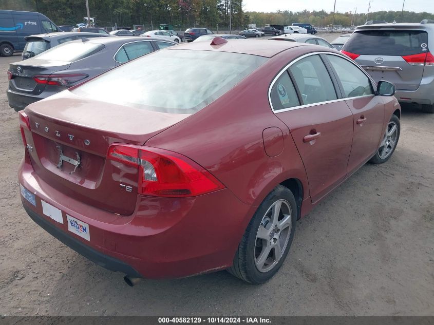 2012 Volvo S60 T5 VIN: YV1622FS4C2049746 Lot: 40582129