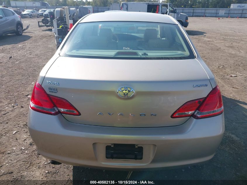 2006 Toyota Avalon Limited VIN: 4T1BK36B36U167124 Lot: 40582135