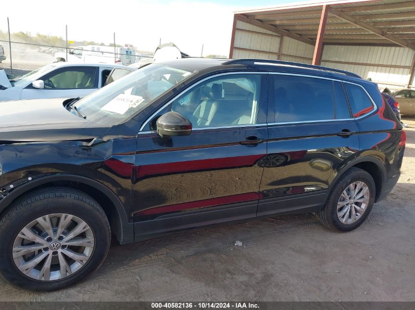 2019 Volkswagen Tiguan Se/Sel/Sel R-Line Jet-Bla VIN: 3VV2B7AX3KM066521 Lot: 40582136