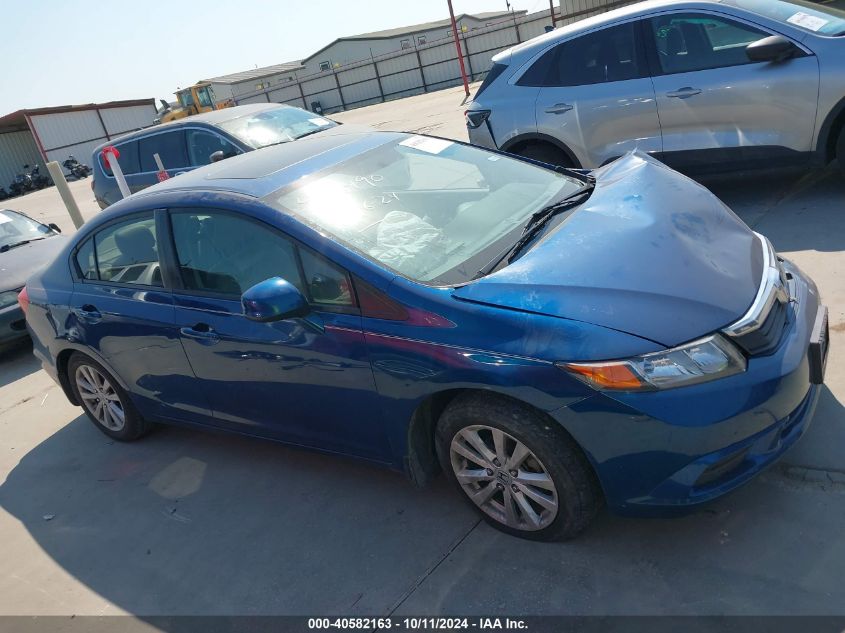 2012 Honda Civic Ex-L VIN: 19XFB2F95CE027020 Lot: 40582163