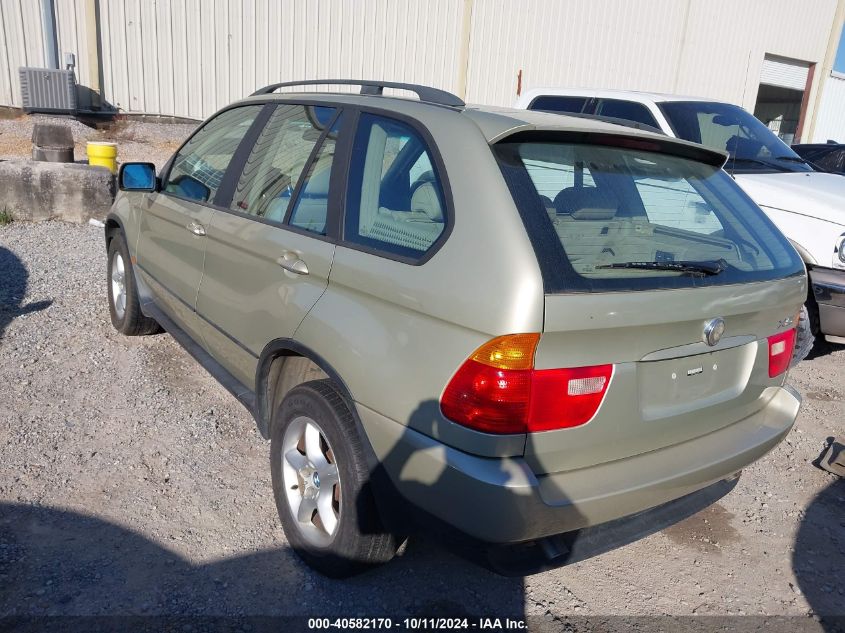 2003 BMW X5 3.0I VIN: 5UXFA53543LV84125 Lot: 40582170