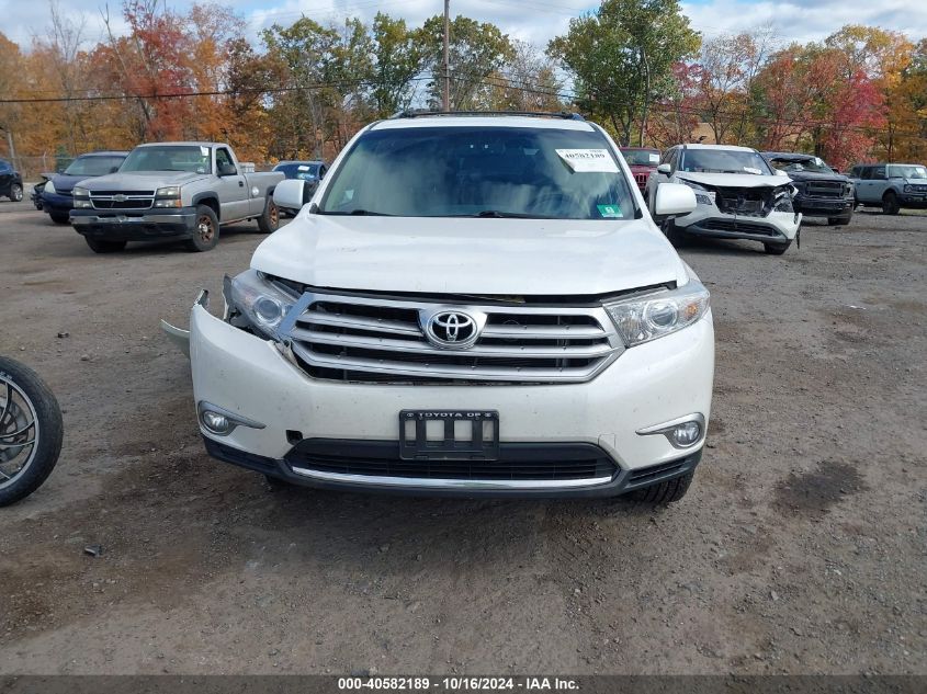 2012 Toyota Highlander Limited V6 VIN: 5TDDK3EH6CS130684 Lot: 40582189