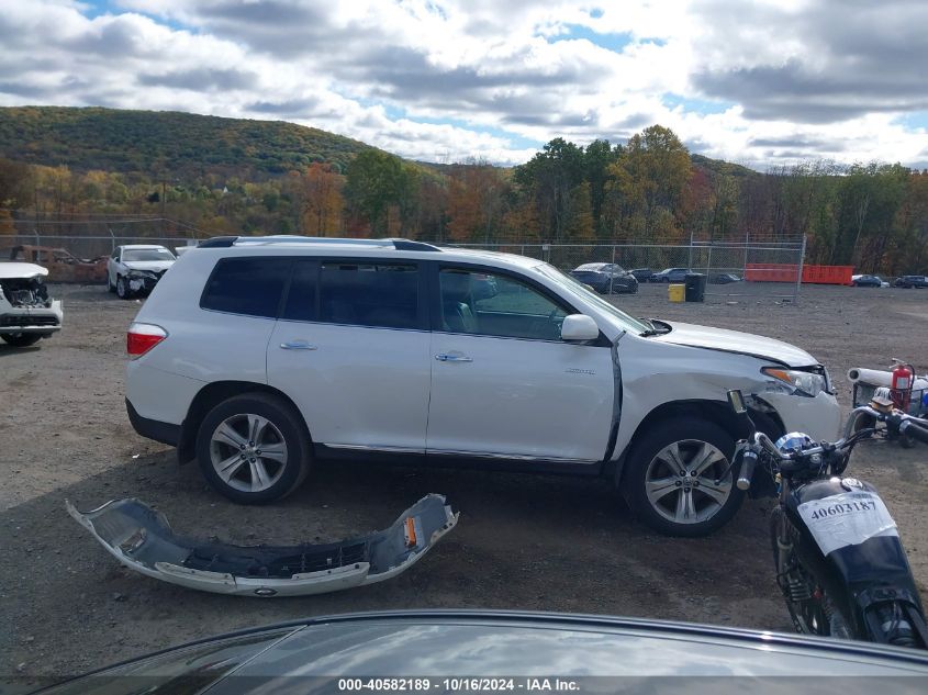 2012 Toyota Highlander Limited V6 VIN: 5TDDK3EH6CS130684 Lot: 40582189