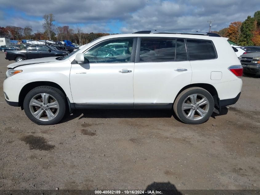 2012 Toyota Highlander Limited V6 VIN: 5TDDK3EH6CS130684 Lot: 40582189