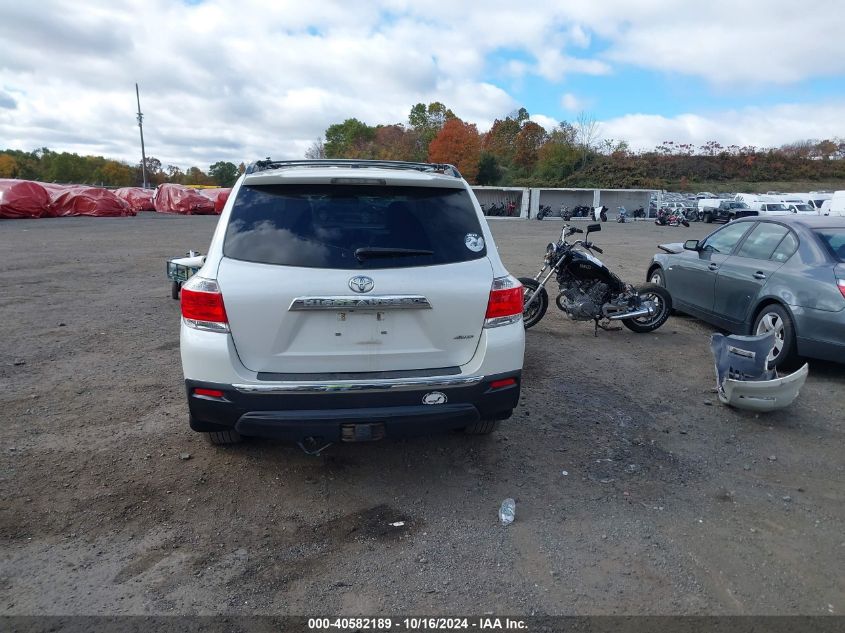 2012 Toyota Highlander Limited V6 VIN: 5TDDK3EH6CS130684 Lot: 40582189