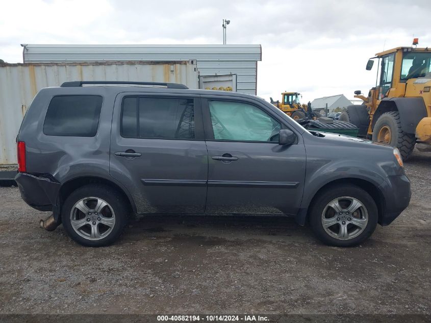 2014 Honda Pilot Ex-L VIN: 5FNYF4H71EB020471 Lot: 40582194