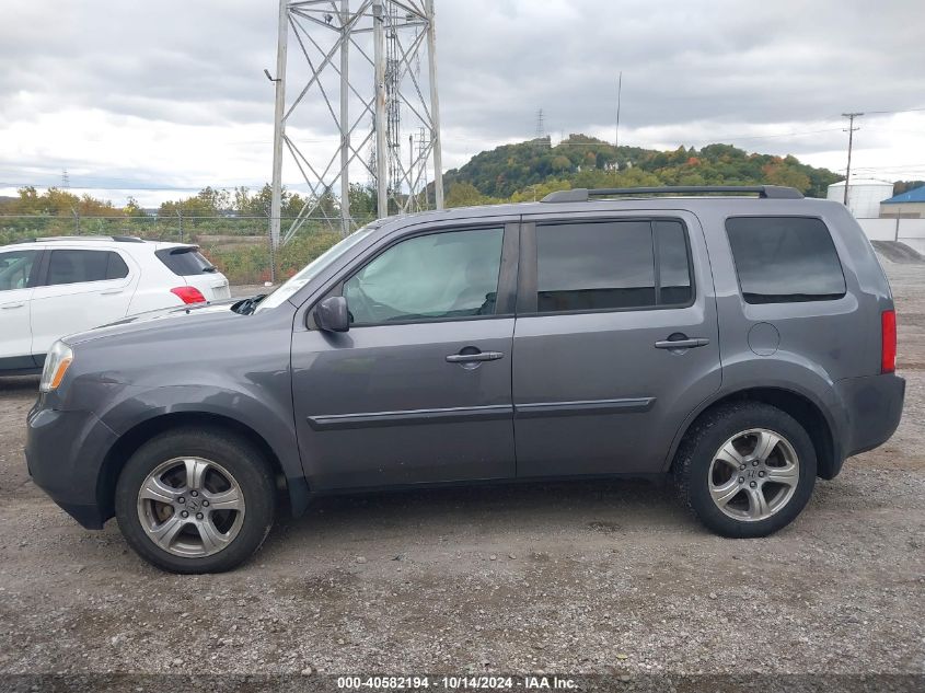 2014 Honda Pilot Ex-L VIN: 5FNYF4H71EB020471 Lot: 40582194