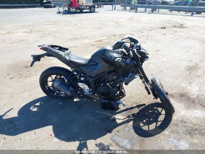 2020 Yamaha Mt-03 VIN: MH3RH20Y4LK002166 Lot: 40582198