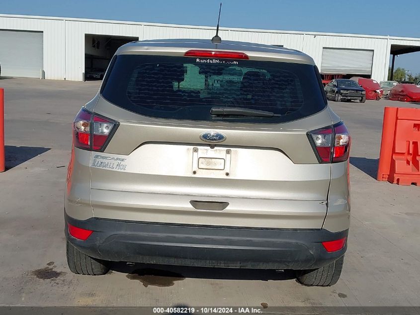 2017 Ford Escape S VIN: 1FMCU0F74HUB42888 Lot: 40582219