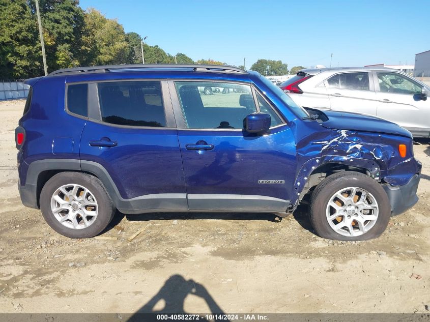 2017 Jeep Renegade Latitude Fwd VIN: ZACCJABB6HPF88023 Lot: 40582272