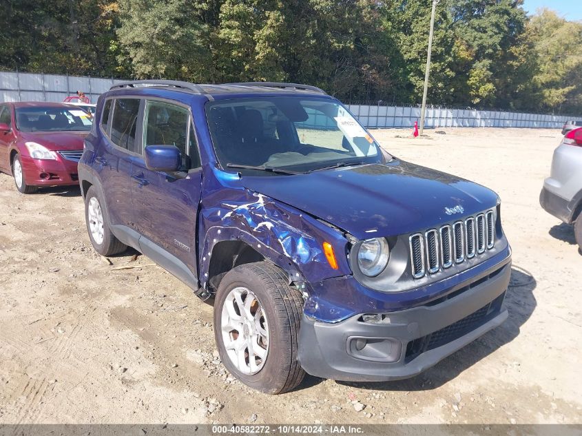 2017 Jeep Renegade Latitude Fwd VIN: ZACCJABB6HPF88023 Lot: 40582272