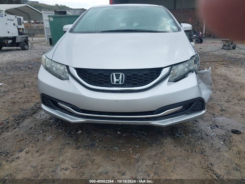 2014 Honda Civic Lx VIN: 19XFB2F58EE262835 Lot: 40582284