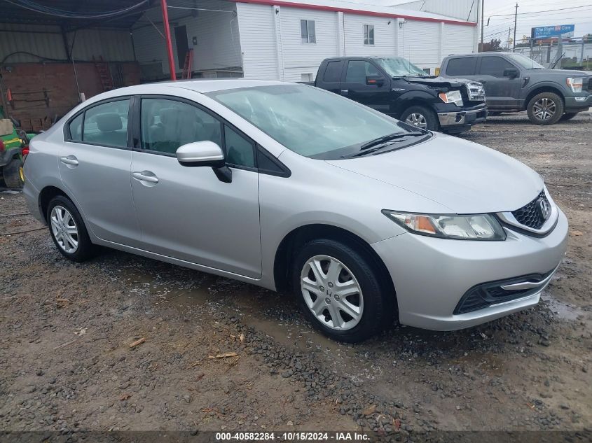 2014 Honda Civic Lx VIN: 19XFB2F58EE262835 Lot: 40582284