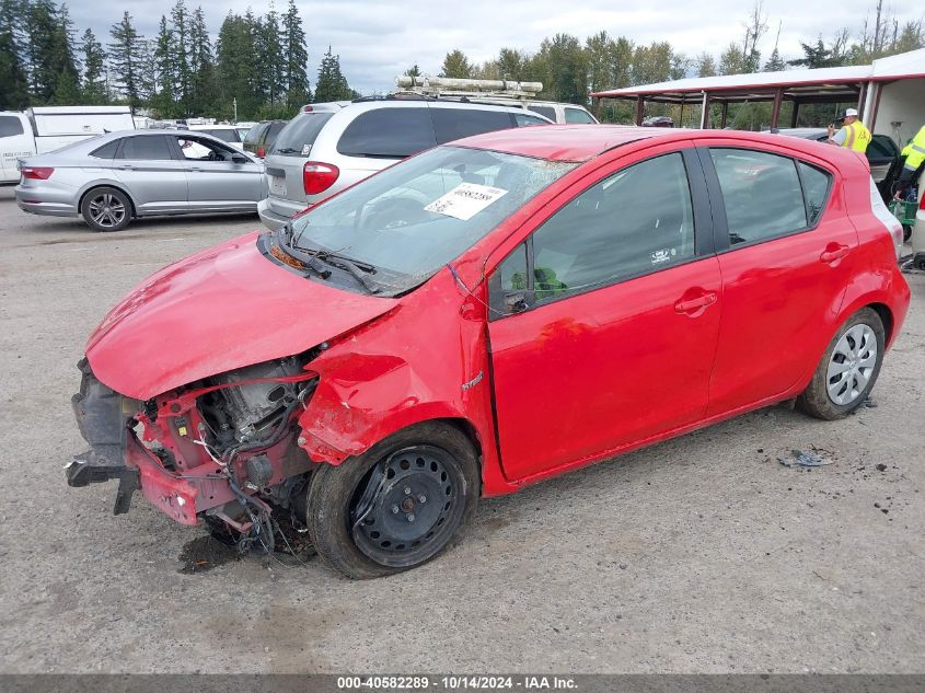 2013 Toyota Prius C Two VIN: JTDKDTB30D1544634 Lot: 40582289