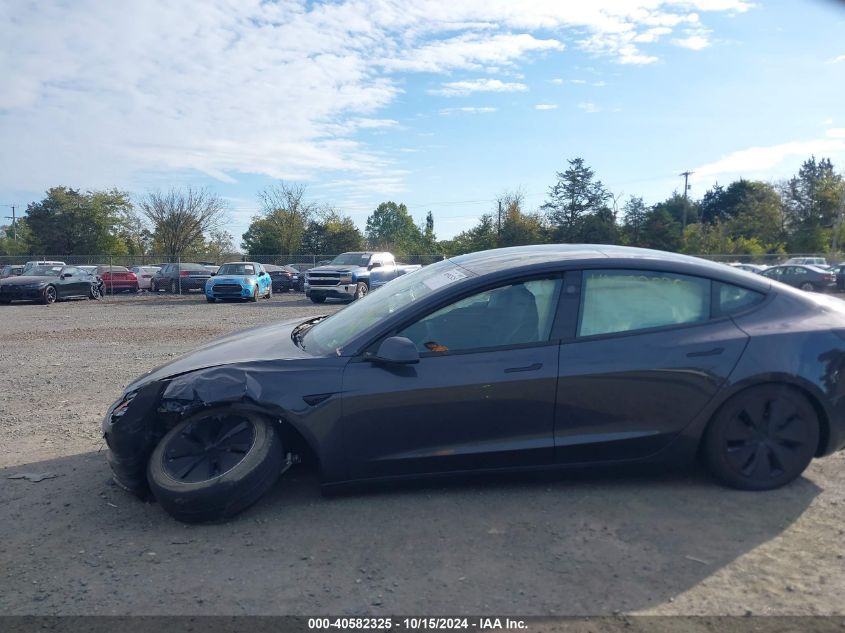 2024 TESLA MODEL 3 REAR-WHEEL DRIVE - 5YJ3E1EA0RF767352