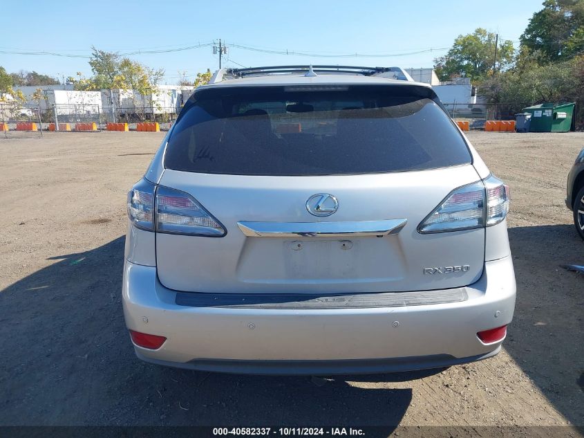 2012 Lexus Rx 350 VIN: 2T2BK1BA2CC153001 Lot: 40582337