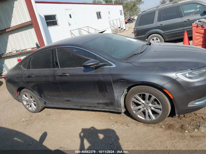 2015 Chrysler 200 Limited VIN: 1C3CCCAB2FN604350 Lot: 40582379