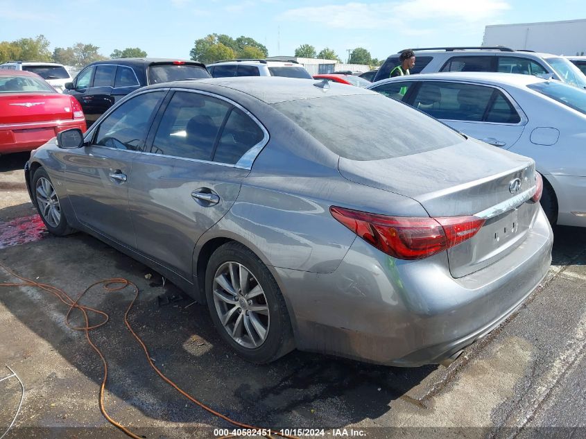 VIN JN1EV7AP7KM513658 2019 INFINITI Q50 3.0T LUXE