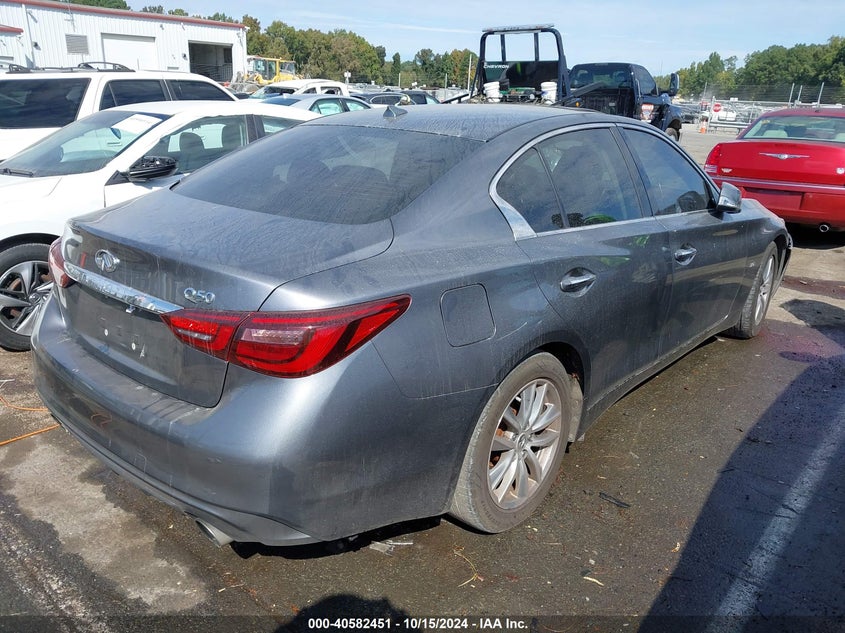VIN JN1EV7AP7KM513658 2019 INFINITI Q50 3.0T LUXE