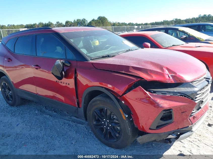 2022 Chevrolet Blazer 3Lt VIN: 3GNKBDRS2NS153338 Lot: 40582473