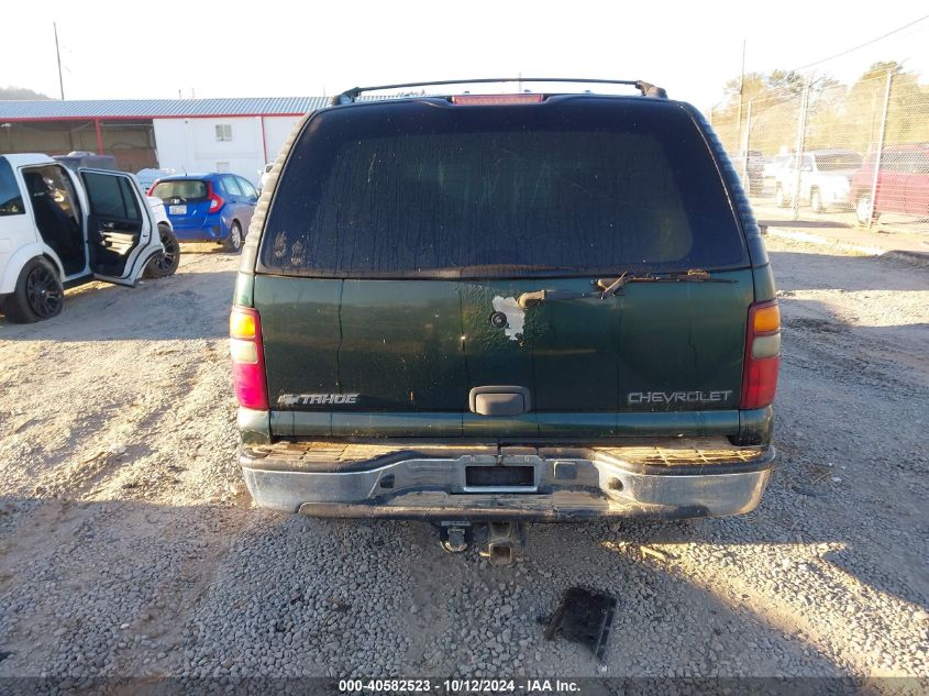 2002 Chevrolet Tahoe K1500 VIN: 1GNEK13ZX2R245233 Lot: 40582523