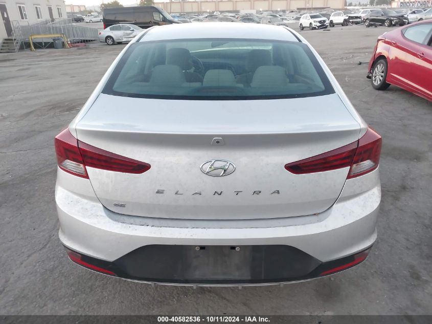 2019 Hyundai Elantra Se VIN: KMHD74LF4KU761626 Lot: 40582536