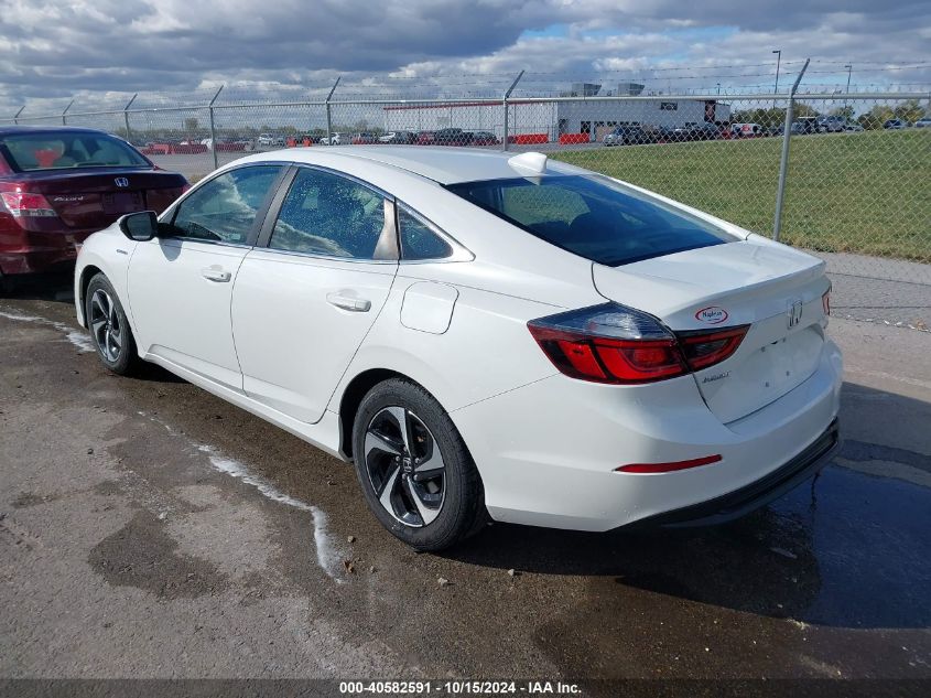 2022 Honda Insight Ex VIN: 19XZE4F57NE007593 Lot: 40582591