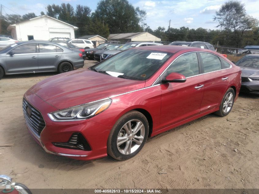 2018 Hyundai Sonata Sel VIN: 5NPE34AF2JH599544 Lot: 40582613