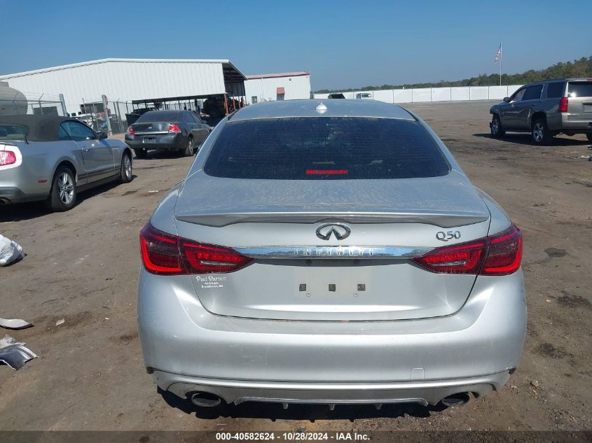 2018 Infiniti Q50 3.0T Luxe VIN: JN1EV7AP9JM356360 Lot: 40582624