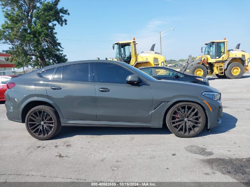 2023 BMW X6 M50I VIN: 5UXCY8C07P9N44130 Lot: 40582659