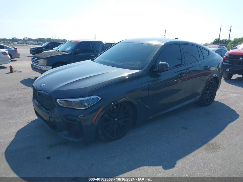 2023 BMW X6 M50I VIN: 5UXCY8C07P9N44130 Lot: 40582659